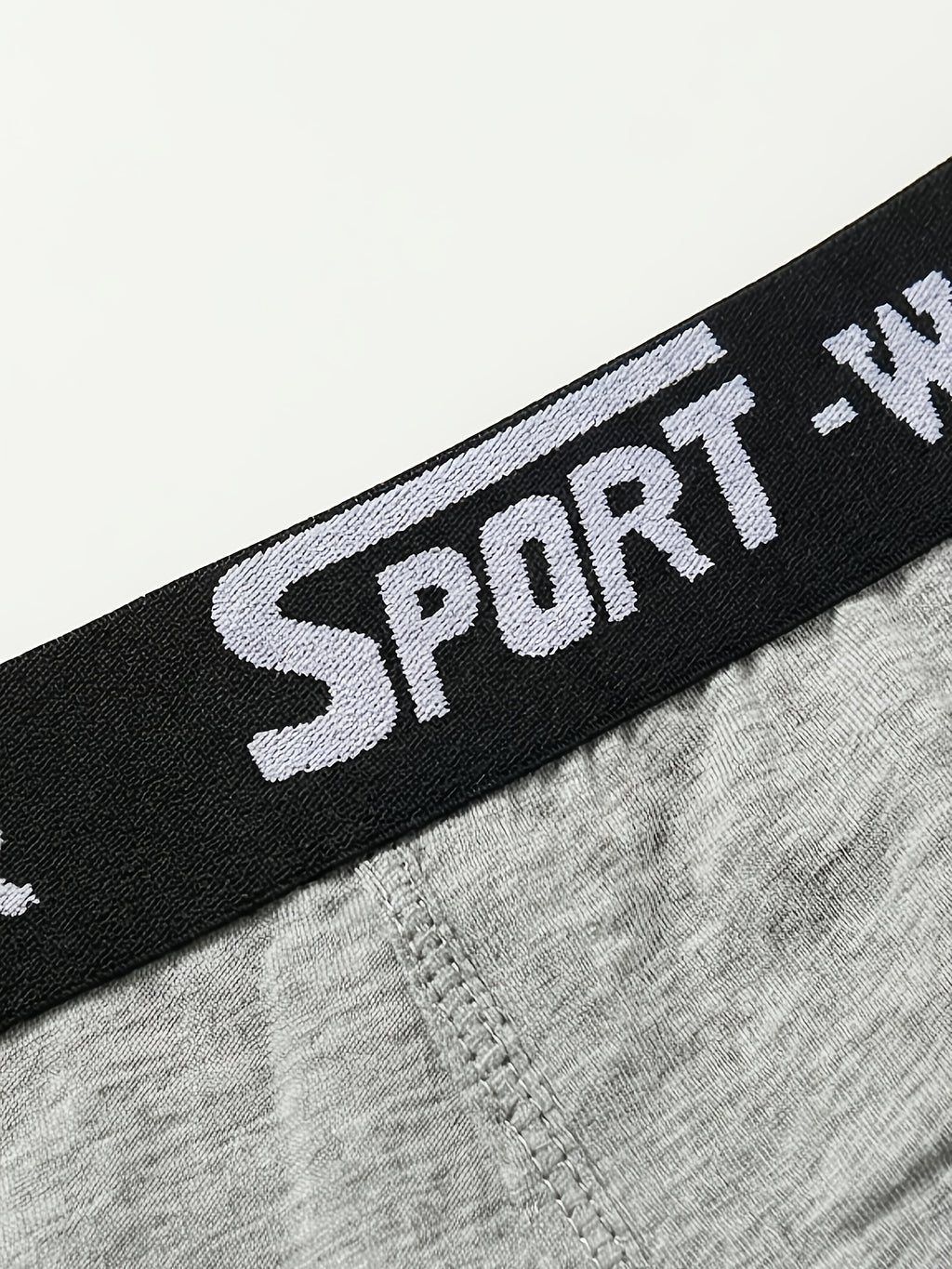 Boxer de sport coton homme — lot de 7, uni