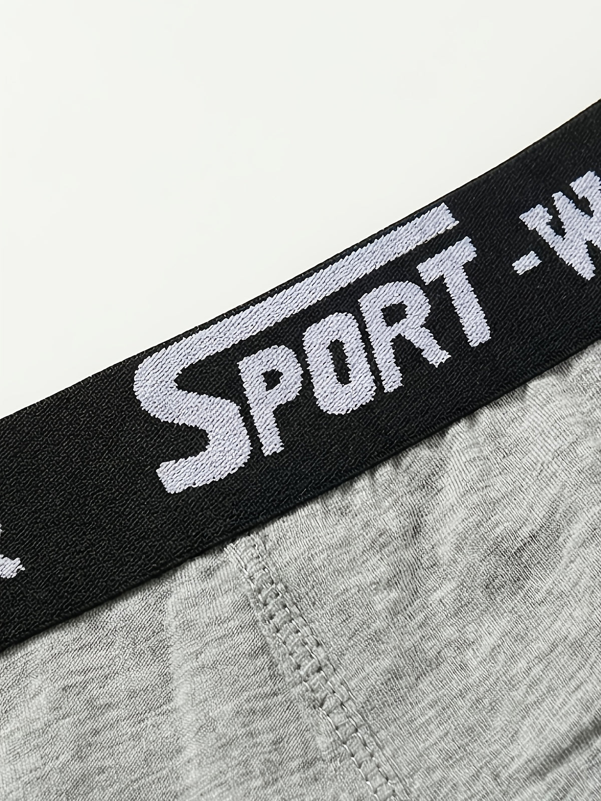 Boxer de sport coton homme — lot de 7, uni