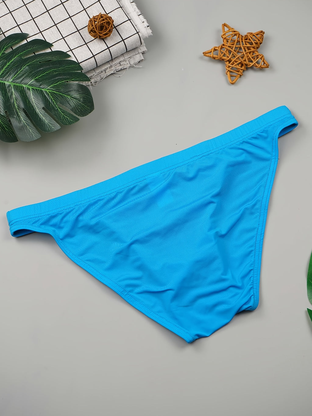 Slip séchage rapide respirant microfibre homme — lot de 6, uni, du S au XXL (modèle 2)