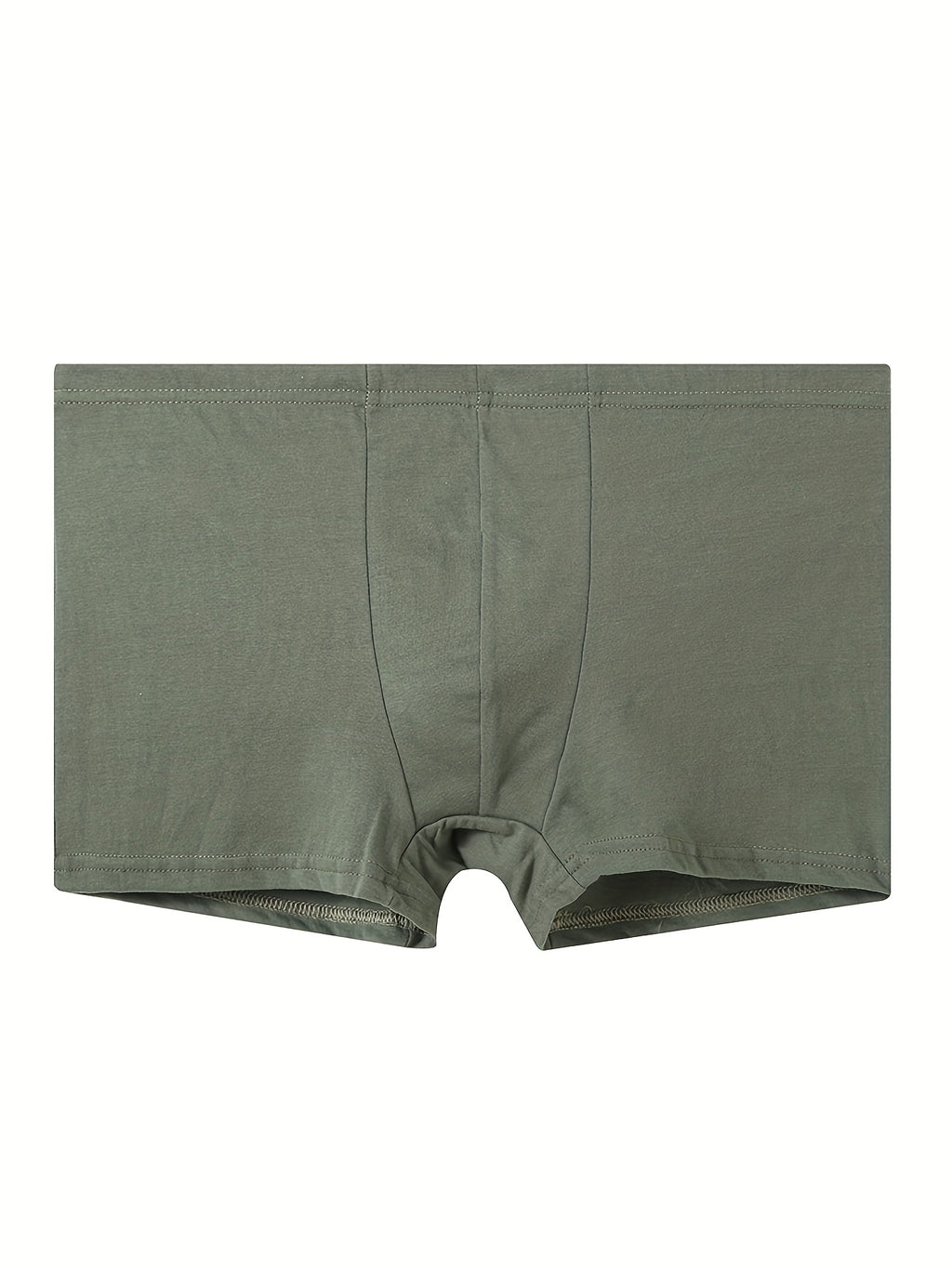 Boxer taille haute large coton homme — lot de 6, uni