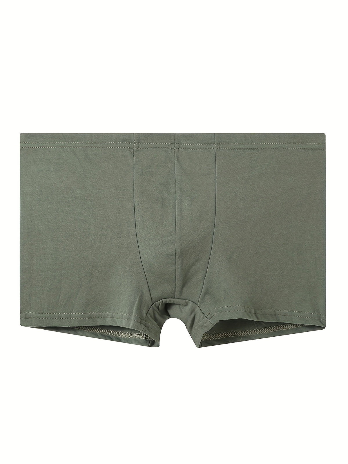 Boxer taille haute large coton homme — lot de 6, uni