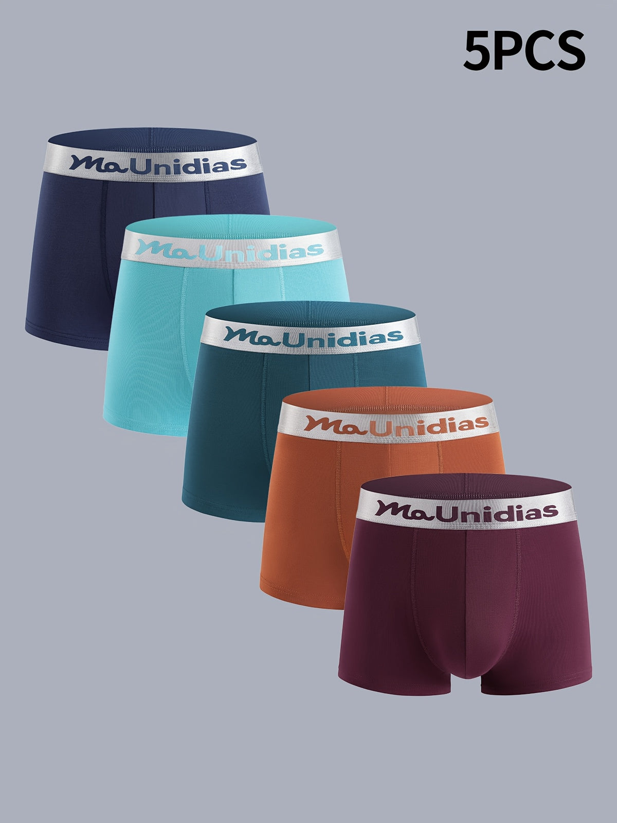 Slip bambou homme — lot de 5, uni