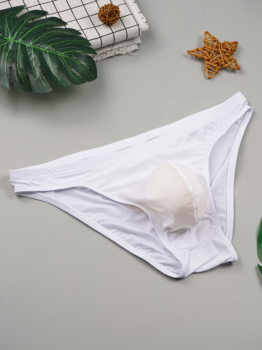 Slip séchage rapide respirant microfibre homme — lot de 6, uni, du S au XXL (modèle 2)
