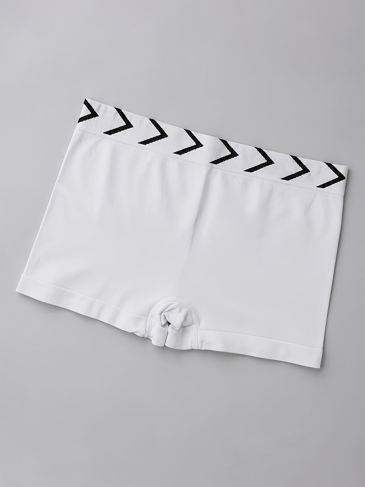Boxer sans couture large microfibre homme, blanc