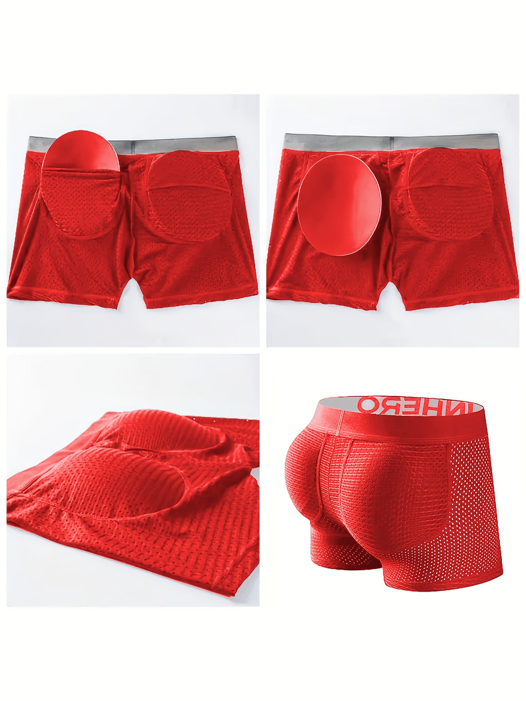 Boxer de sport push-up microfibre homme