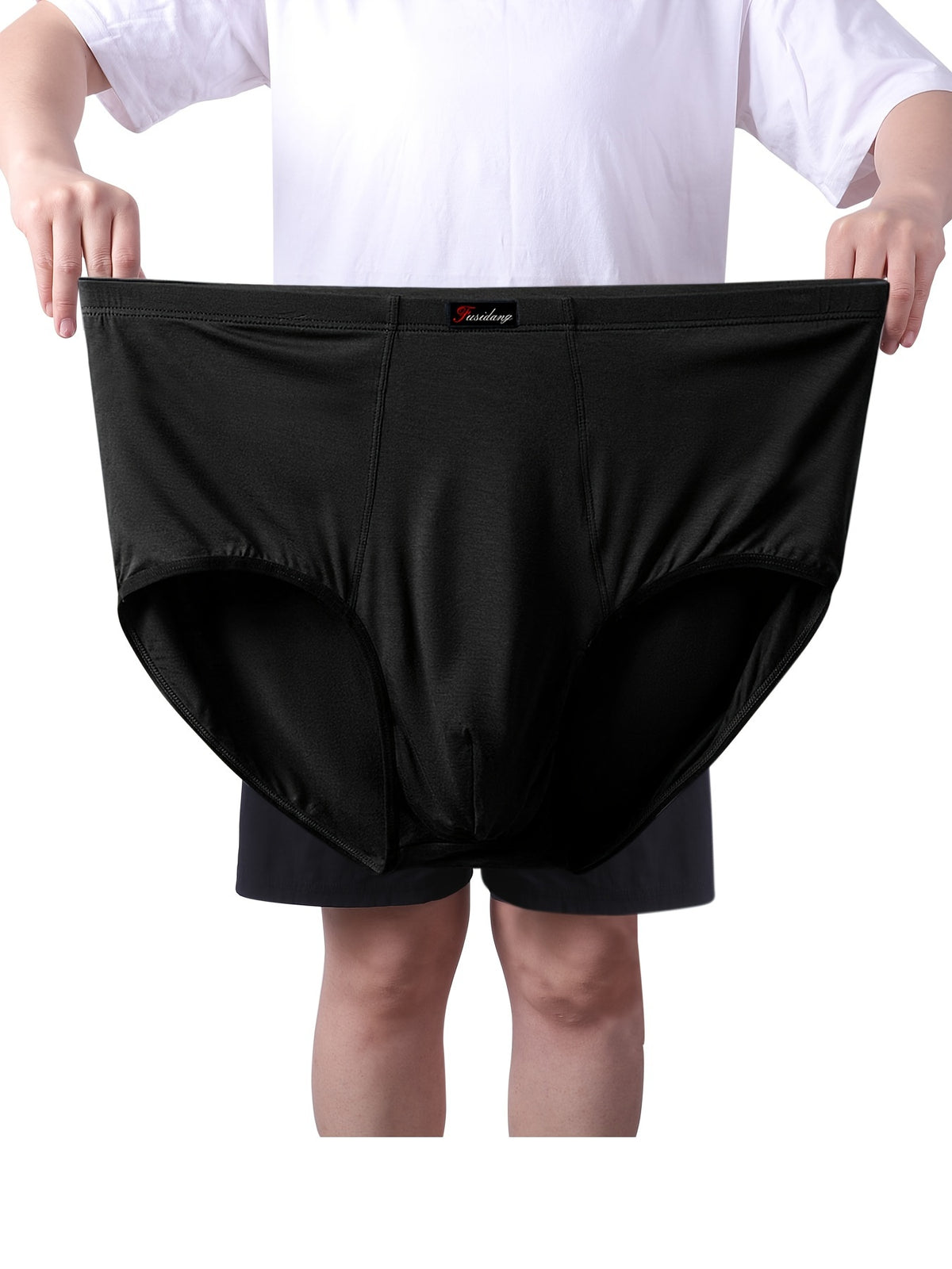 Boxer taille haute large modal homme — lot de 4