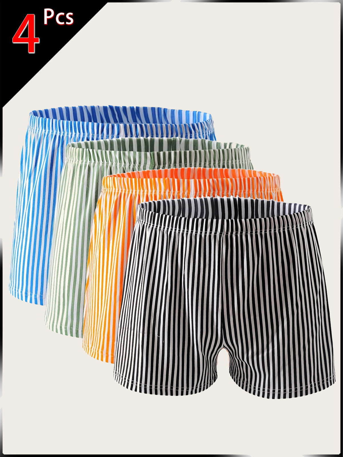 Boxer sans couture de sport microfibre homme — lot de 4, uni, du S au 3XL