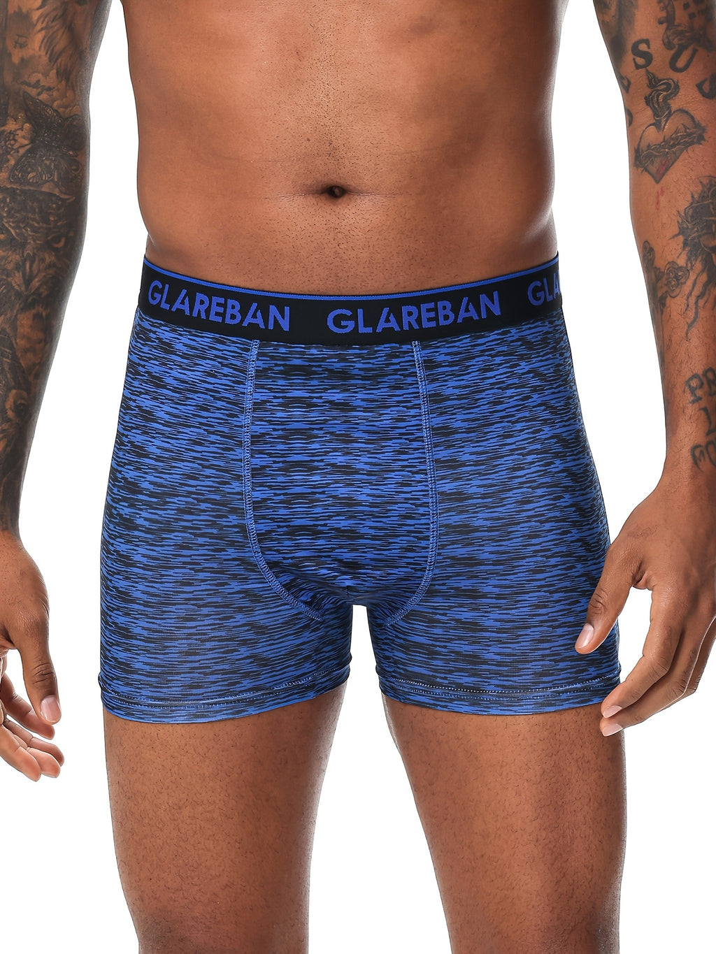 Boxer microfibre homme — lot de 10, imprimé, assortiment S