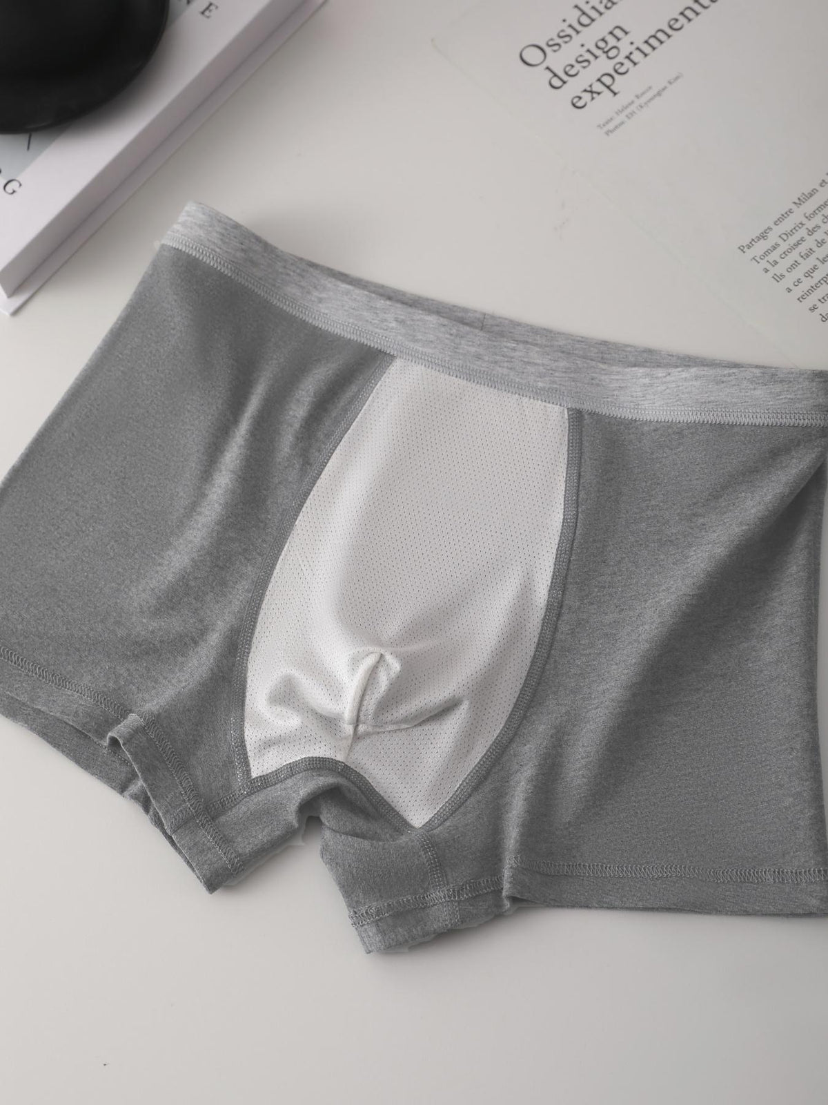 Boxer respirant coton homme