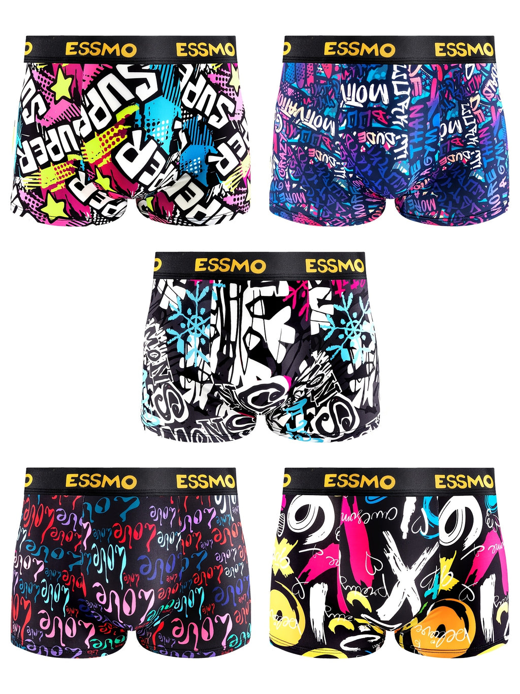Boxer microfibre homme — lot de 5