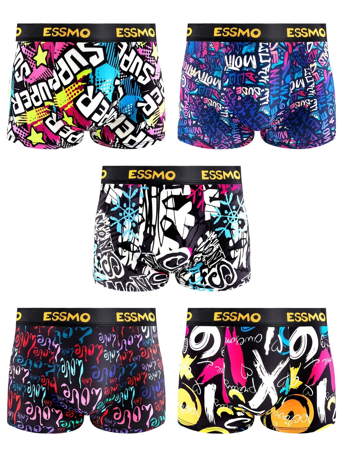 Boxer microfibre homme — lot de 5