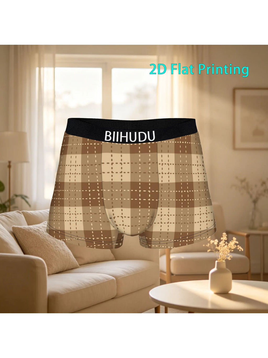 Boxer séchage rapide microfibre homme, multicolore, multicolore (modèle 3) — vue 4