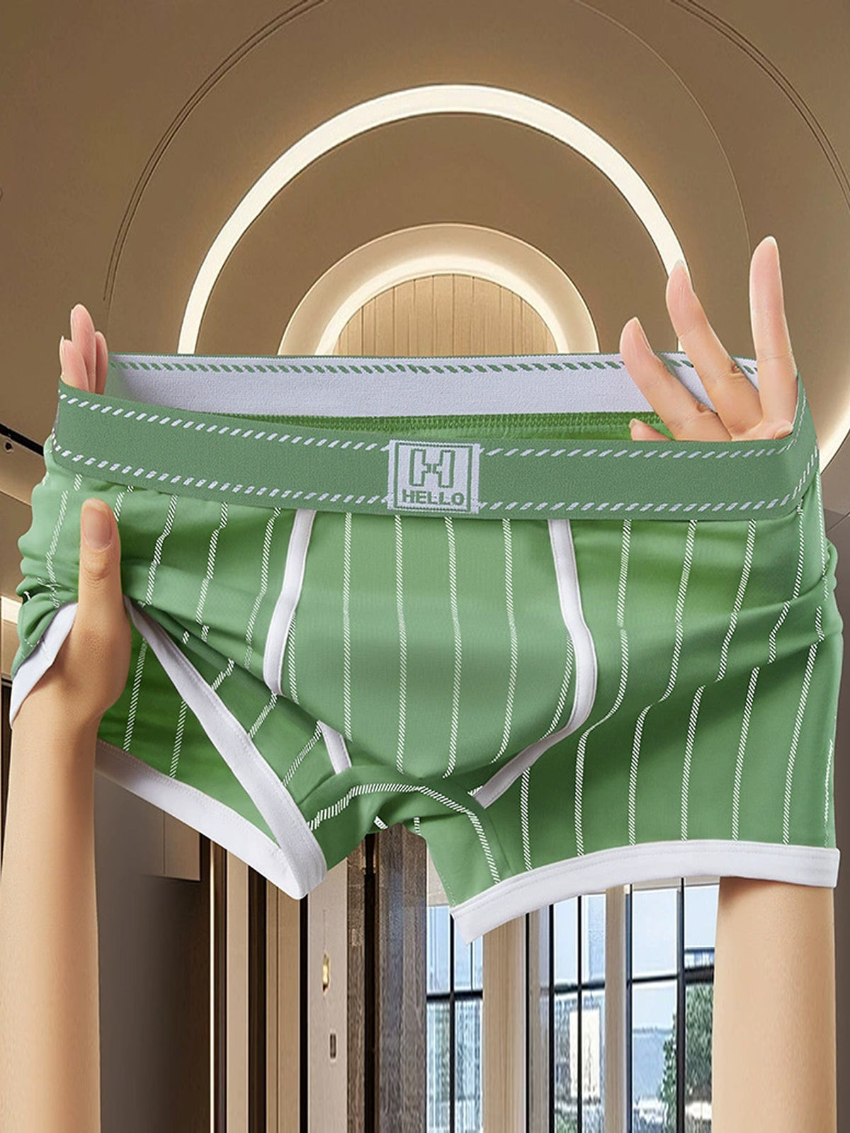 Boxer respirant coton homme — lot de 5, uni, du S au XL