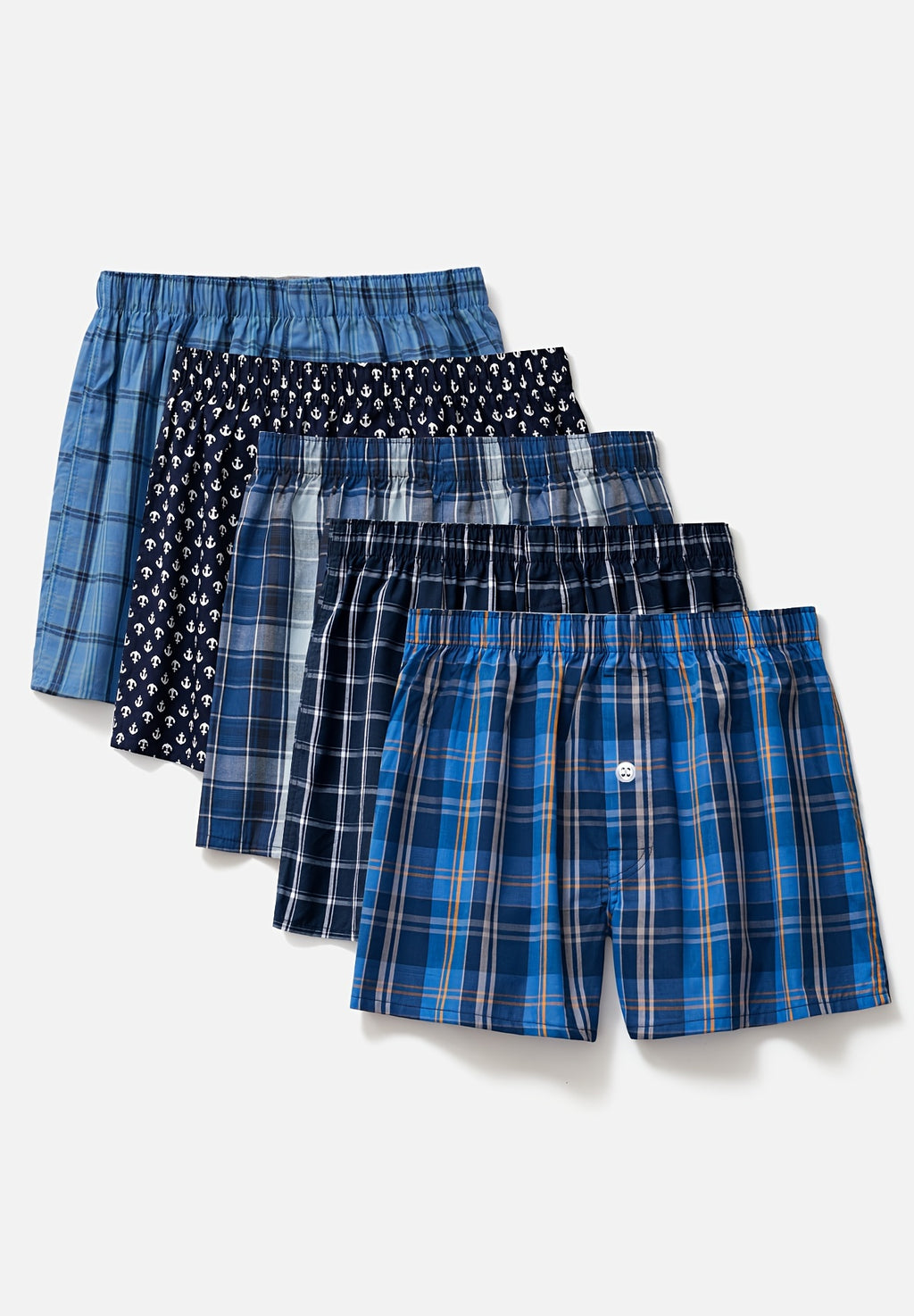 Boxer respirant coton homme — lot de 5