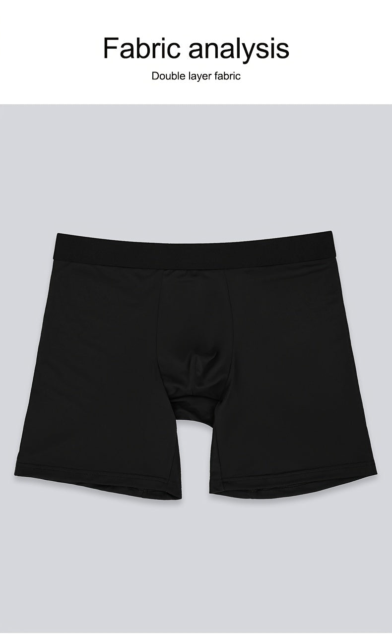 Boxer séchage rapide respirant microfibre homme — lot de 4, uni