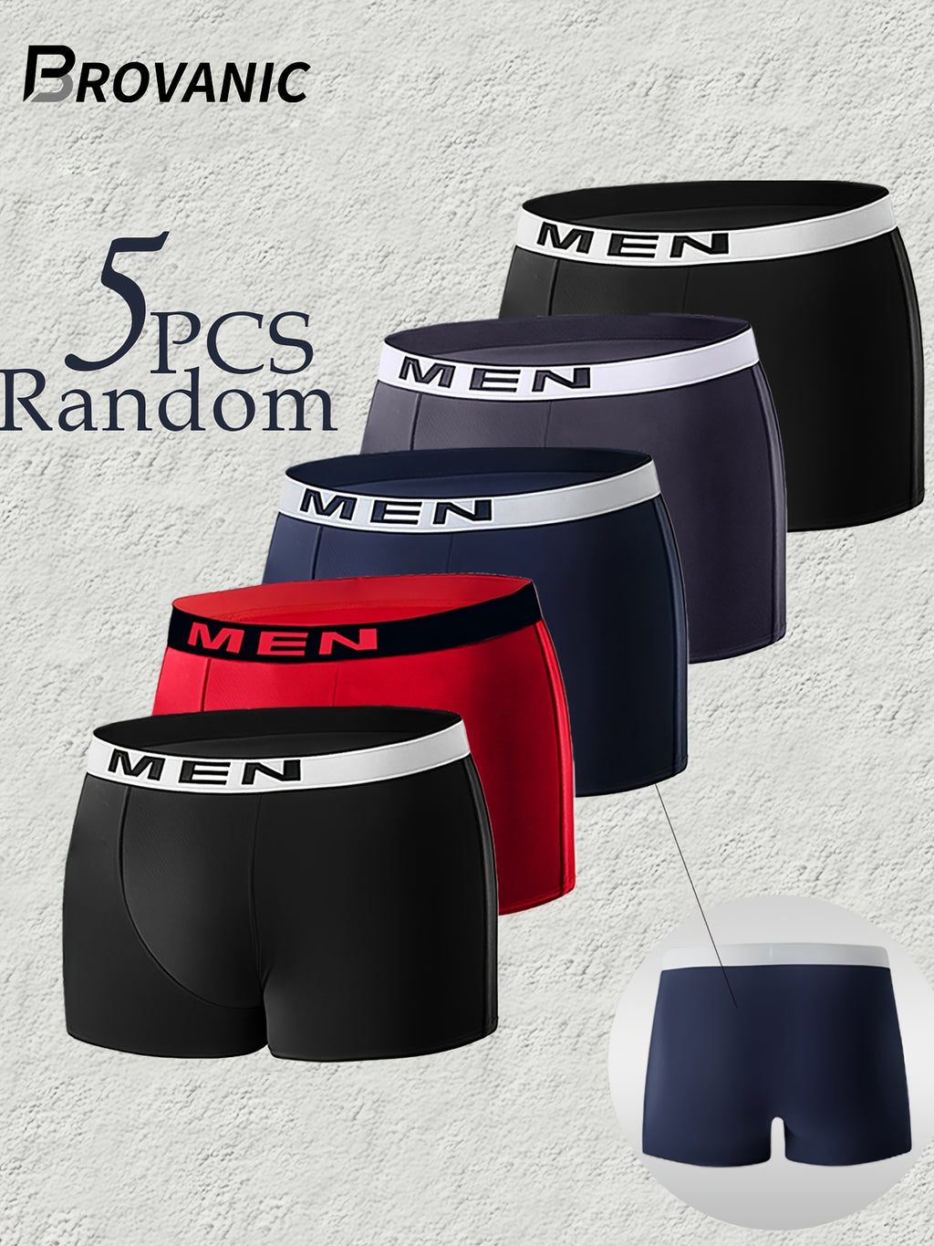 Boxer de sport respirant microfibre homme — lot de 5, uni, du S au 3XL