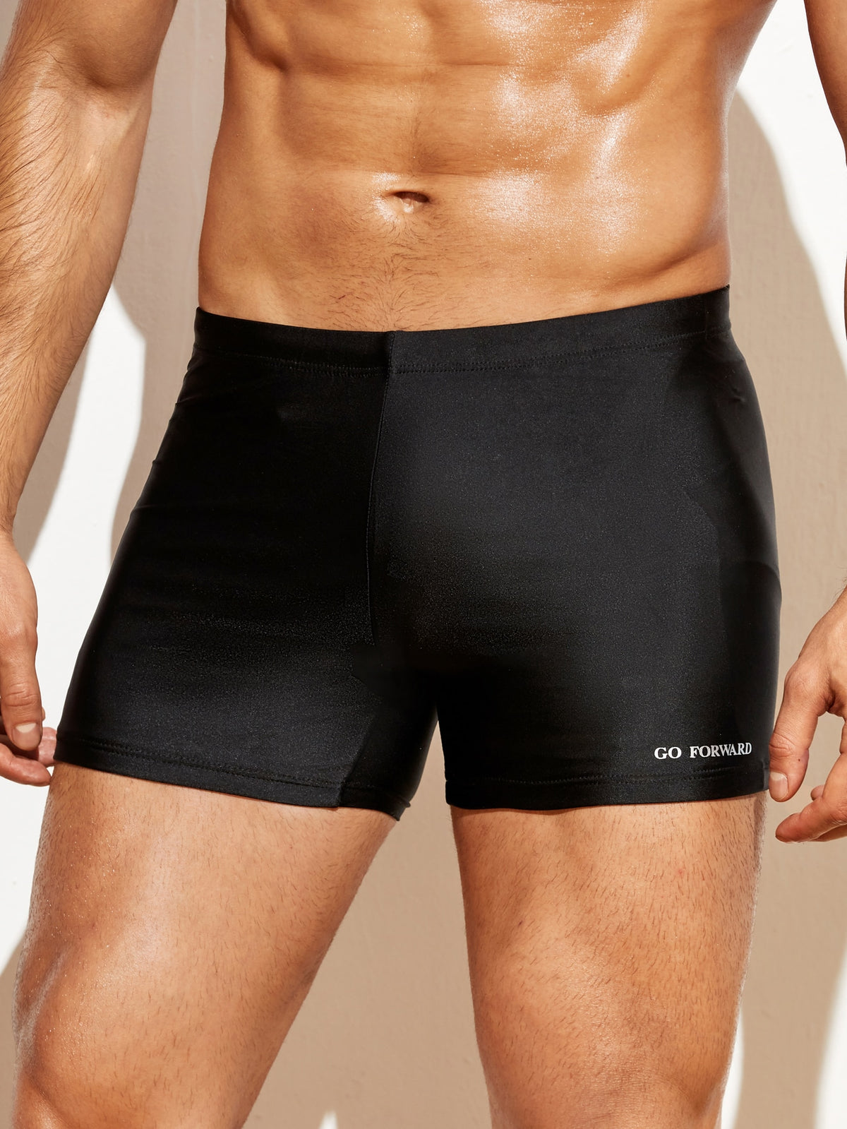 Boxer séchage rapide microfibre homme, noir, noir, uni