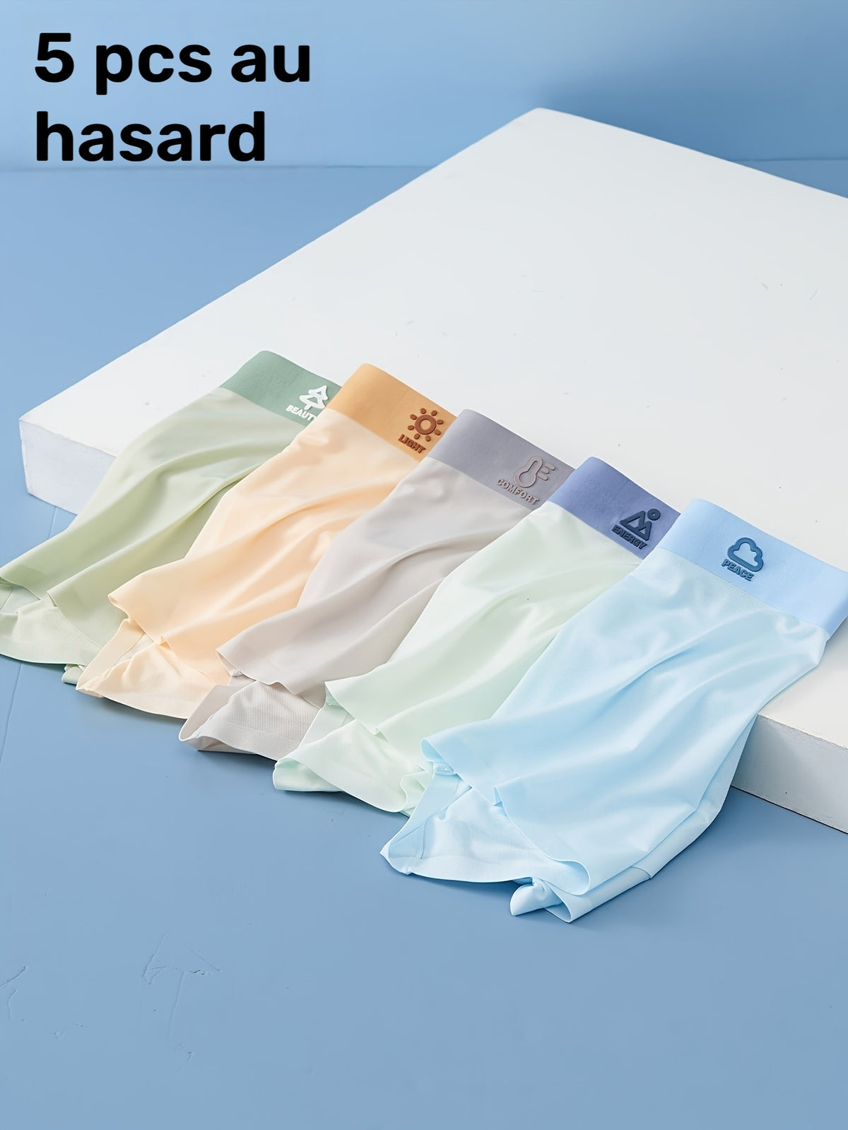Boxer respirant microfibre homme — lot de 5, imprimé, du XS au XXL