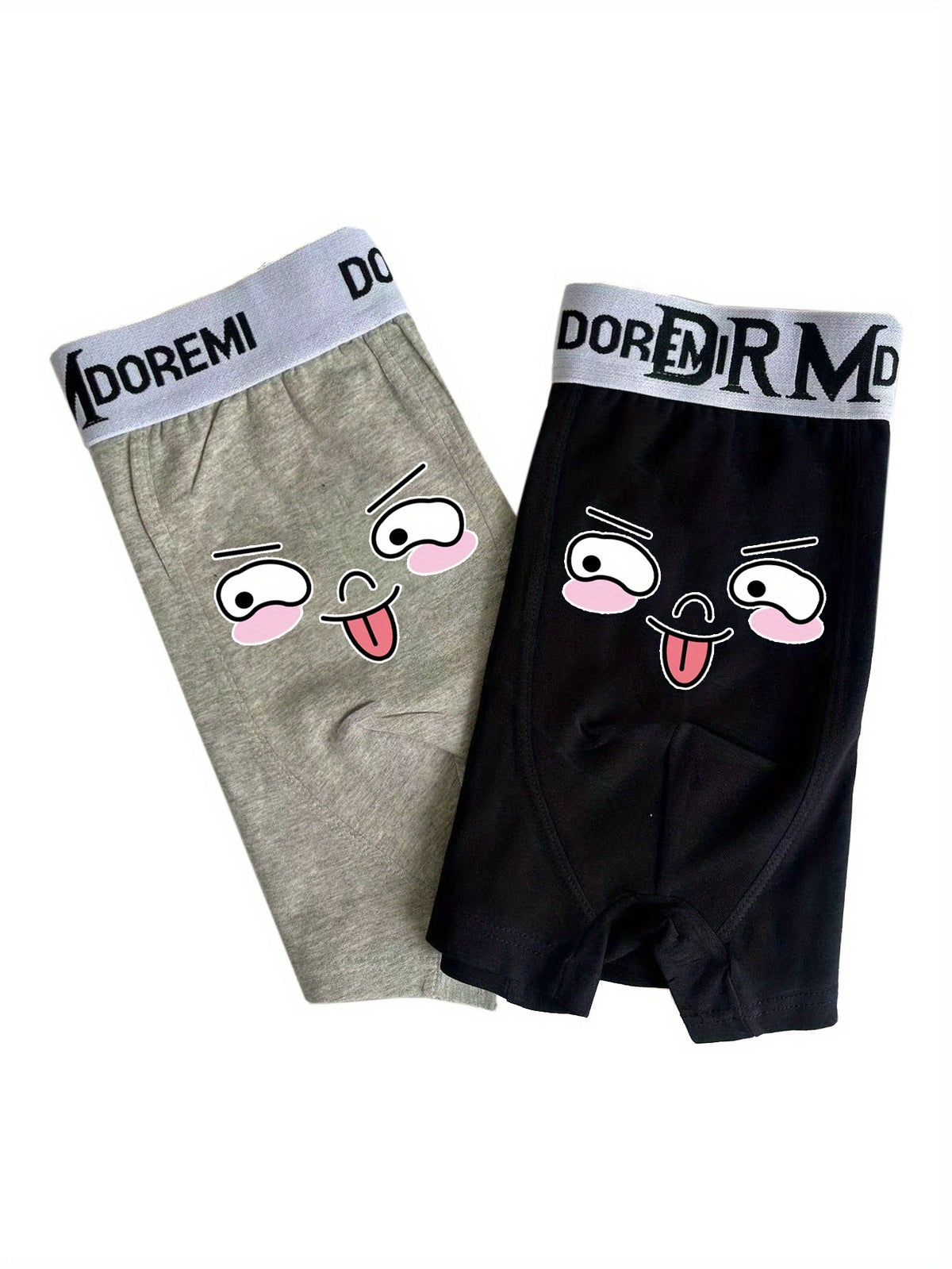 Boxer coton homme — lot de 2, géométrique