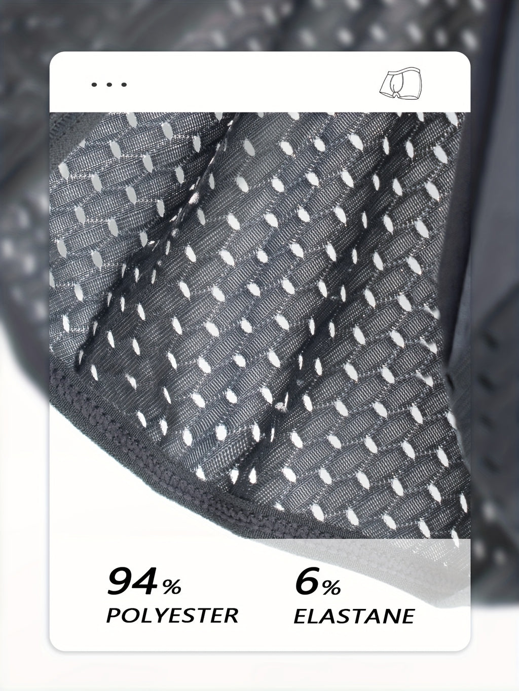 Slip sans couture respirant microfibre homme, uni