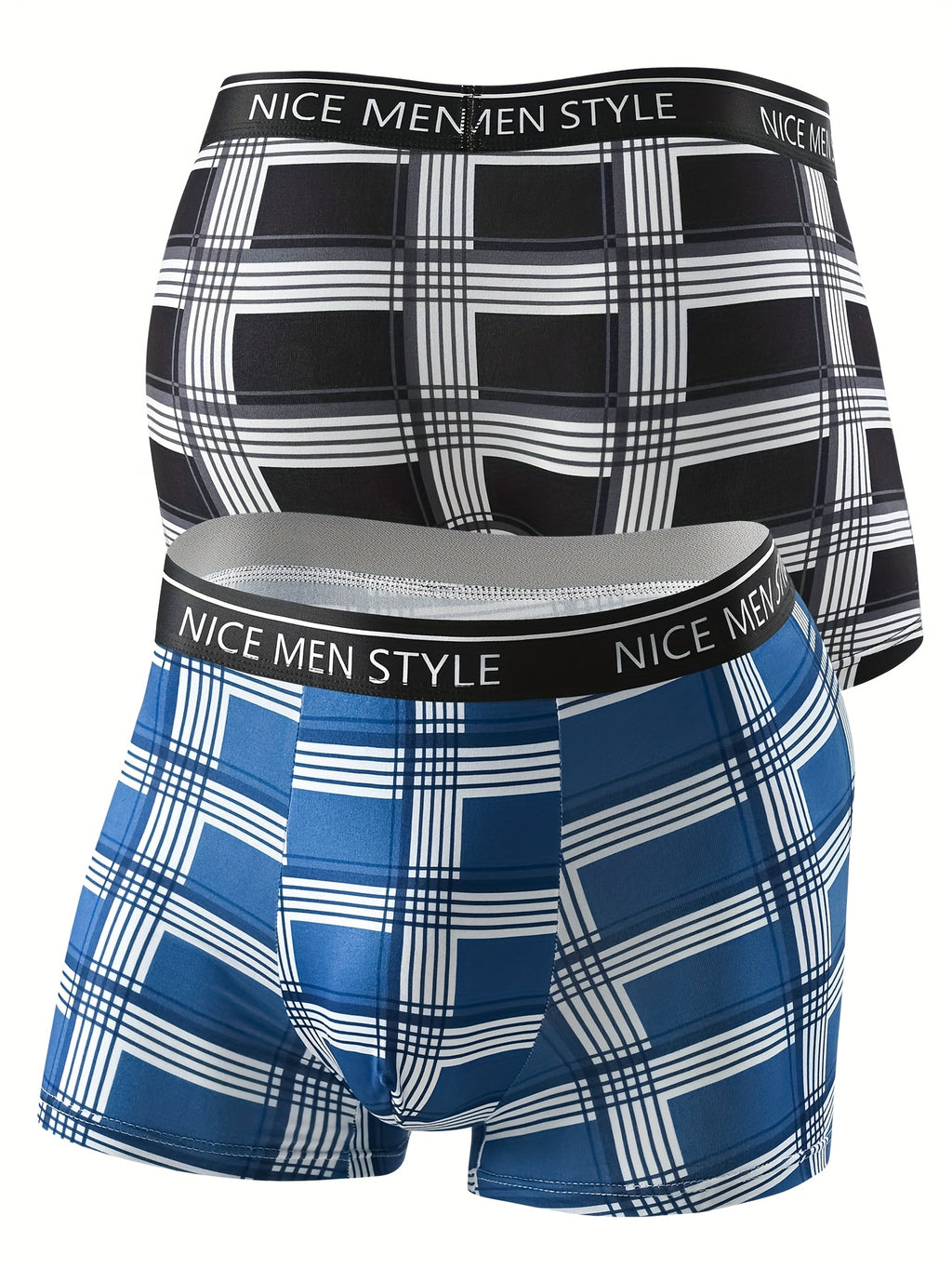 Boxer de sport respirant microfibre homme — lot de 4, rayé