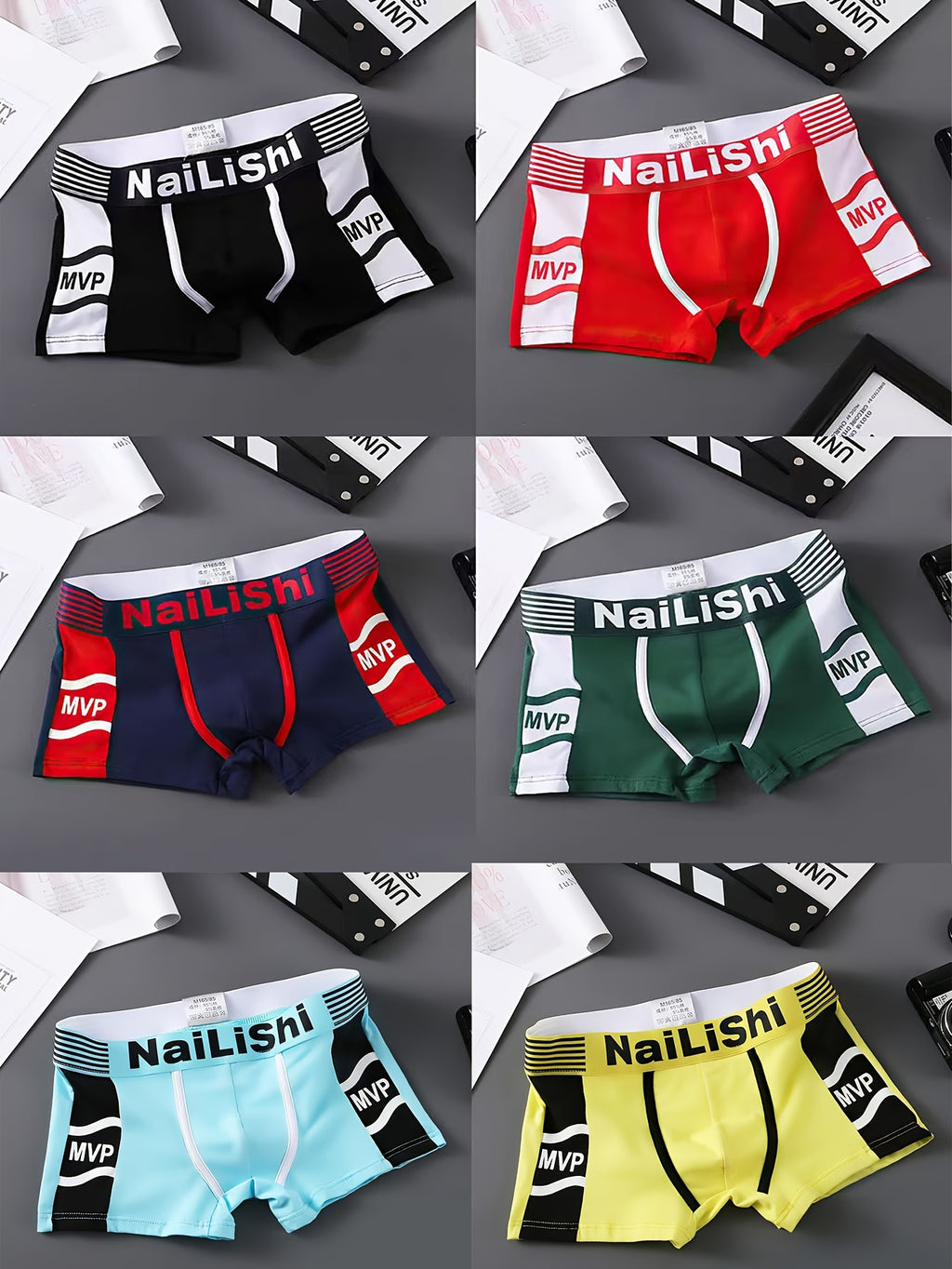 Boxer de sport respirant coton homme — lot de 2, imprimé