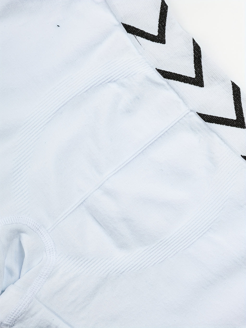 Boxer sans couture large microfibre homme, blanc