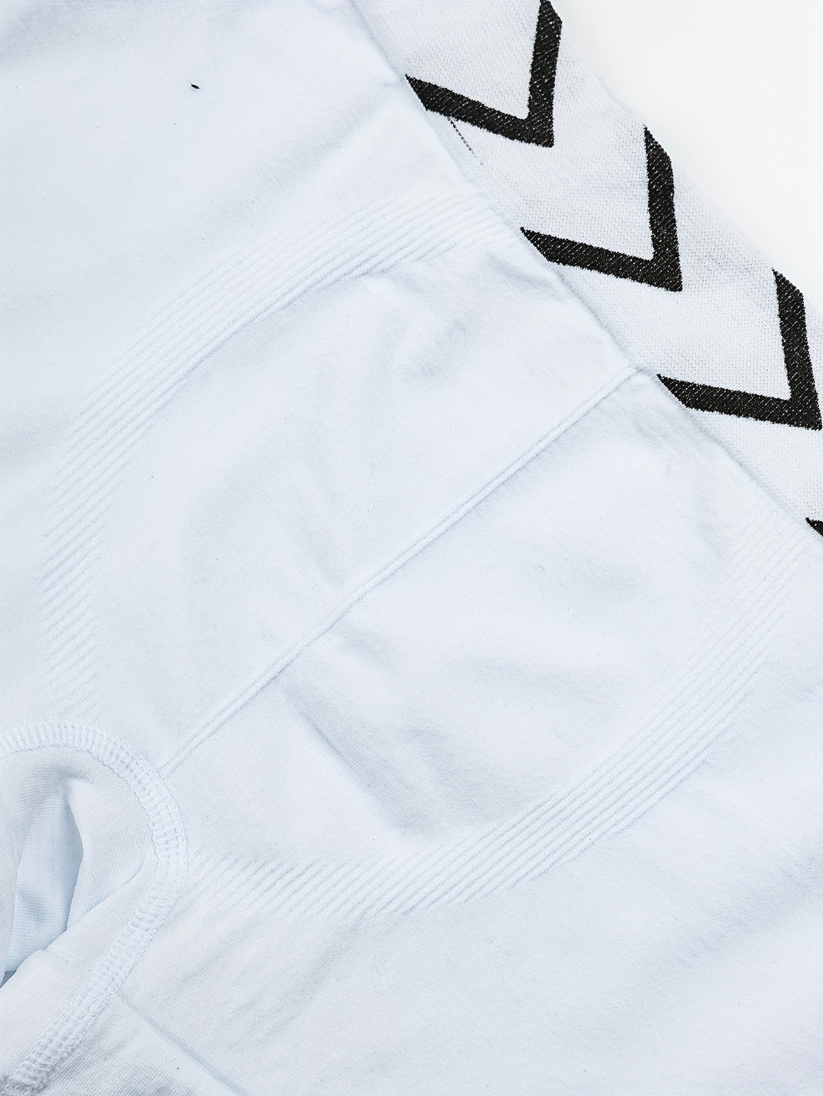 Boxer sans couture large microfibre homme, blanc