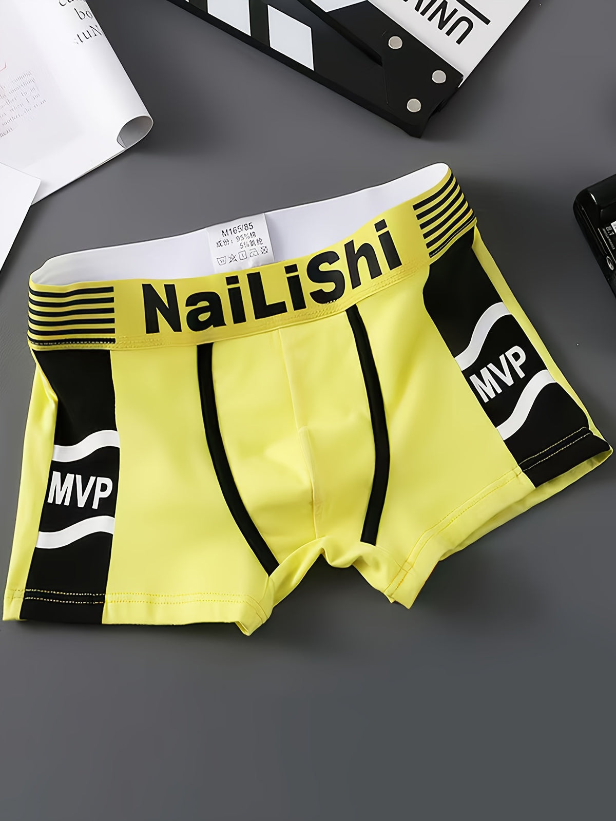 Boxer de sport respirant coton homme — lot de 2, imprimé