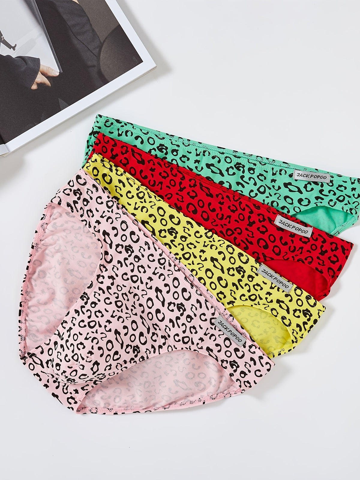 Slip taille basse respirant coton homme — lot de 4