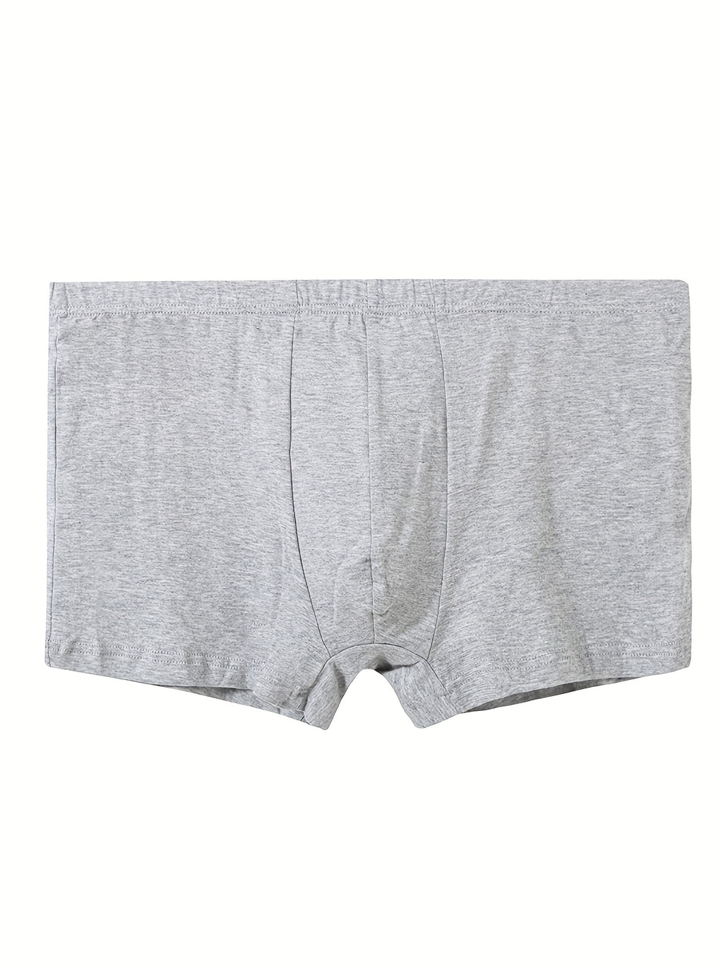 Boxer taille haute large coton homme — lot de 6, uni