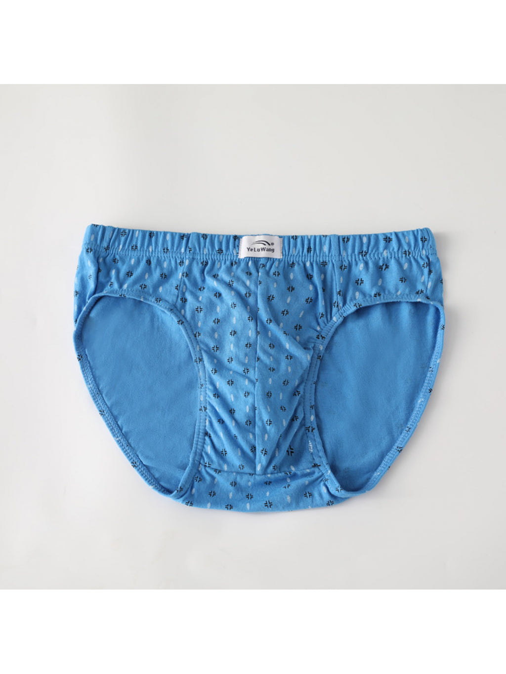 Slip large grande taille coton homme — lot de 8, uni