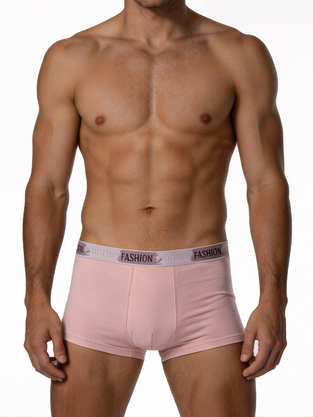 Boxer sans couture de sport homme — lot de 4, uni