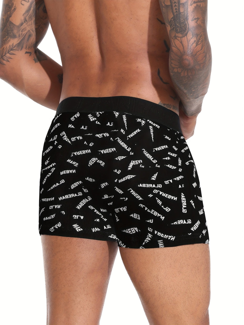 Boxer coton homme — lot de 5, imprimé, assortiment S