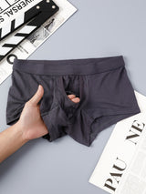 Boxer de sport respirant bambou homme — lot de 3, uni