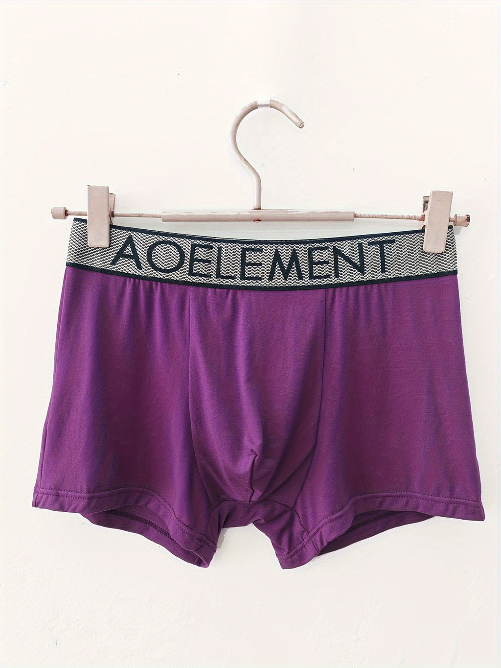 Slip large respirant homme — lot de 4, uni