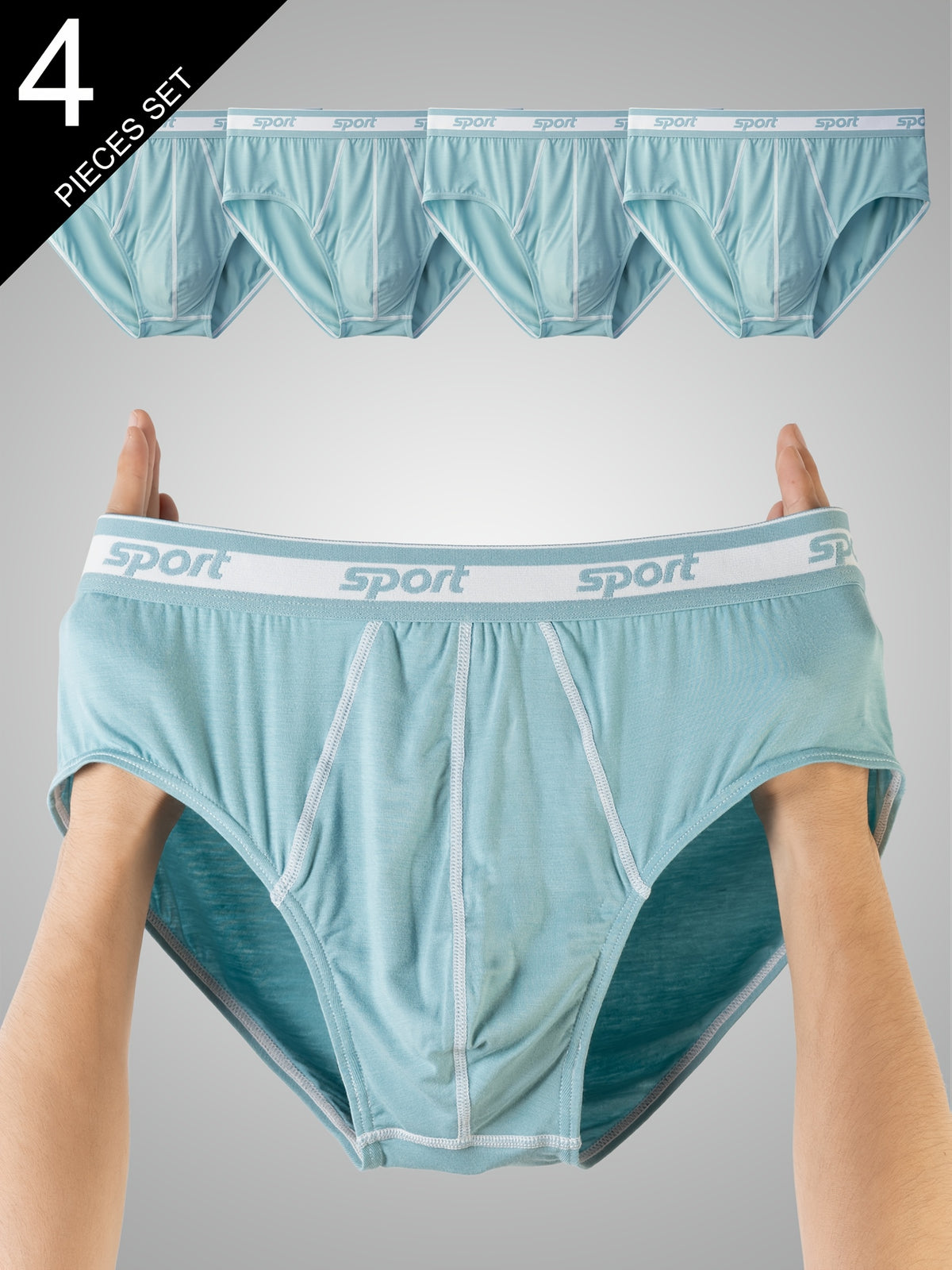 Slip large homme — lot de 4