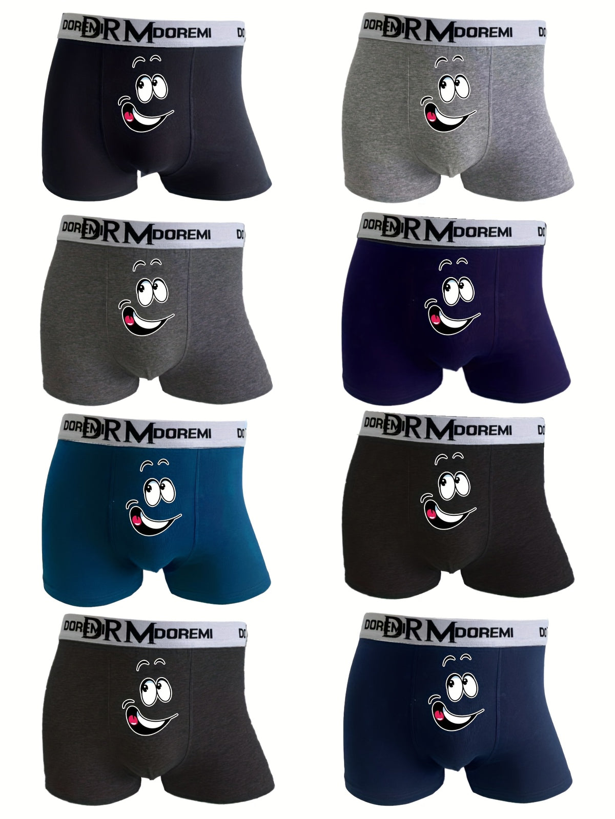 Boxer coton homme — lot de 2, géométrique