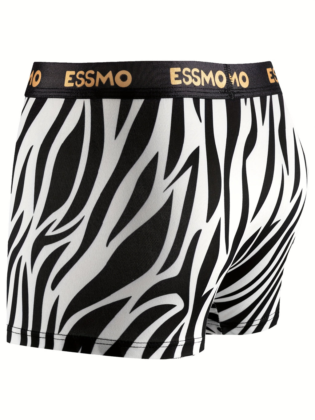 Boxer microfibre homme — lot de 5, géométrique, assortiment E