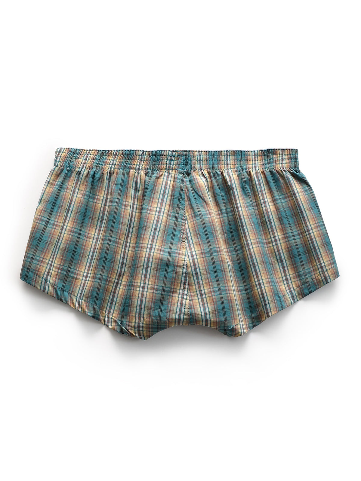 Boxer large de sport coton homme — lot de 2, à carreaux