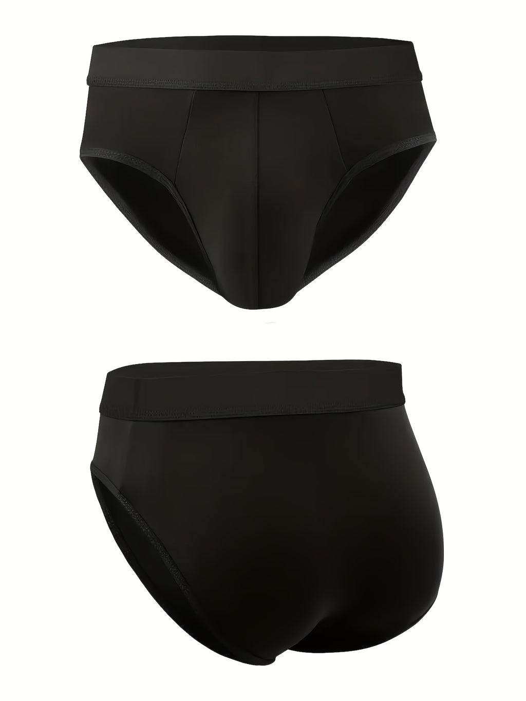Slip moulant microfibre homme — lot de 10, uni