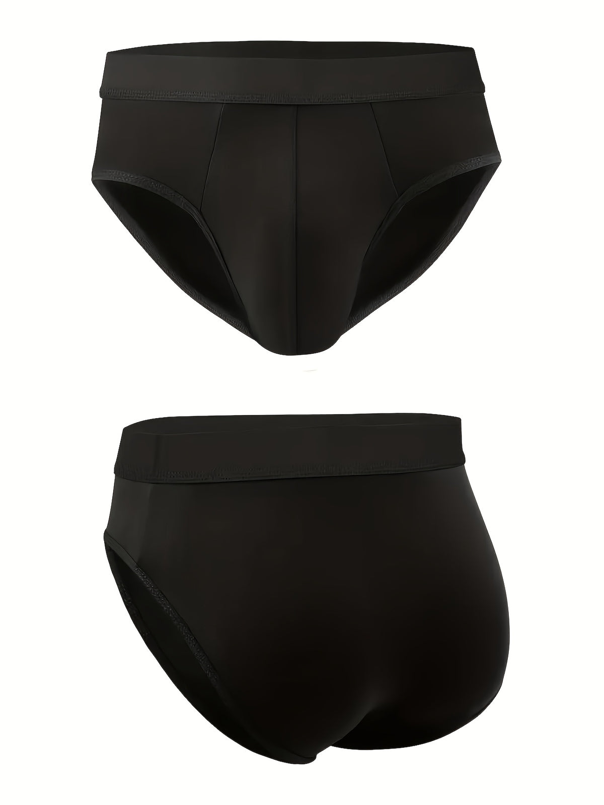 Slip moulant microfibre homme — lot de 10, uni