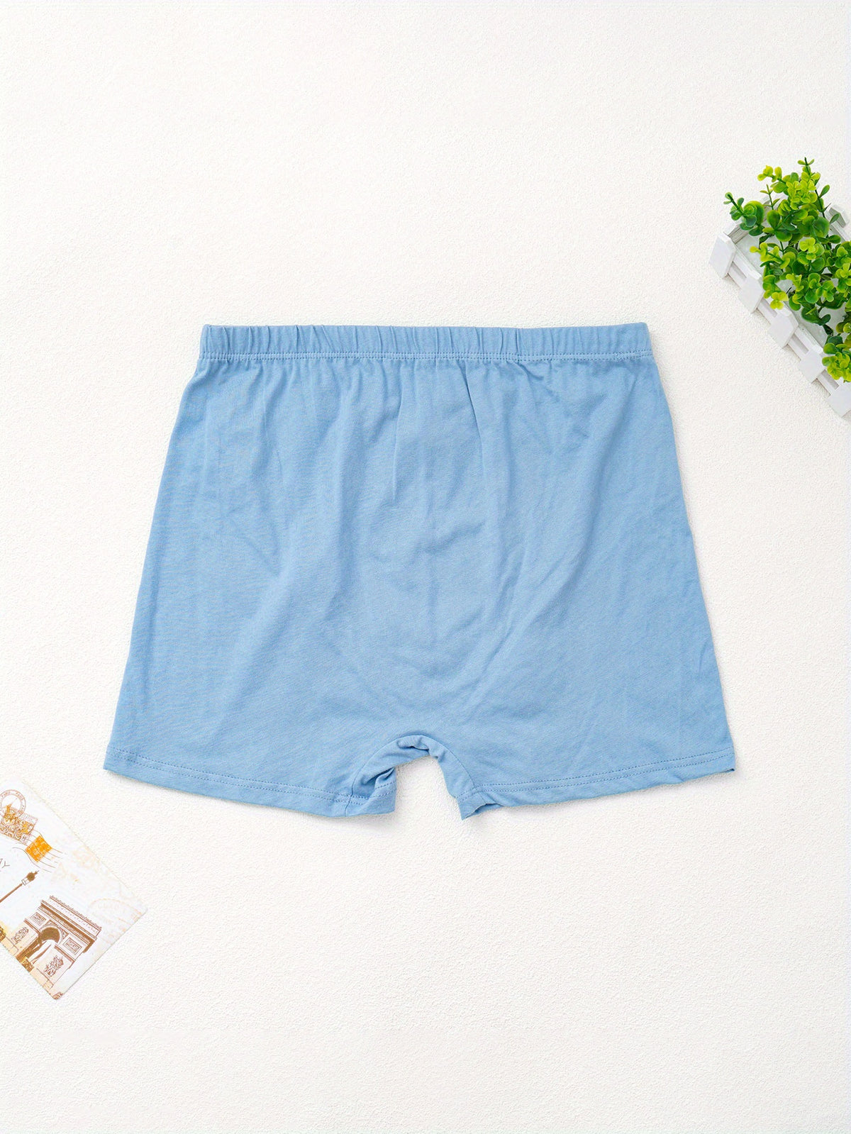 Boxer taille haute large coton homme — lot de 3, uni