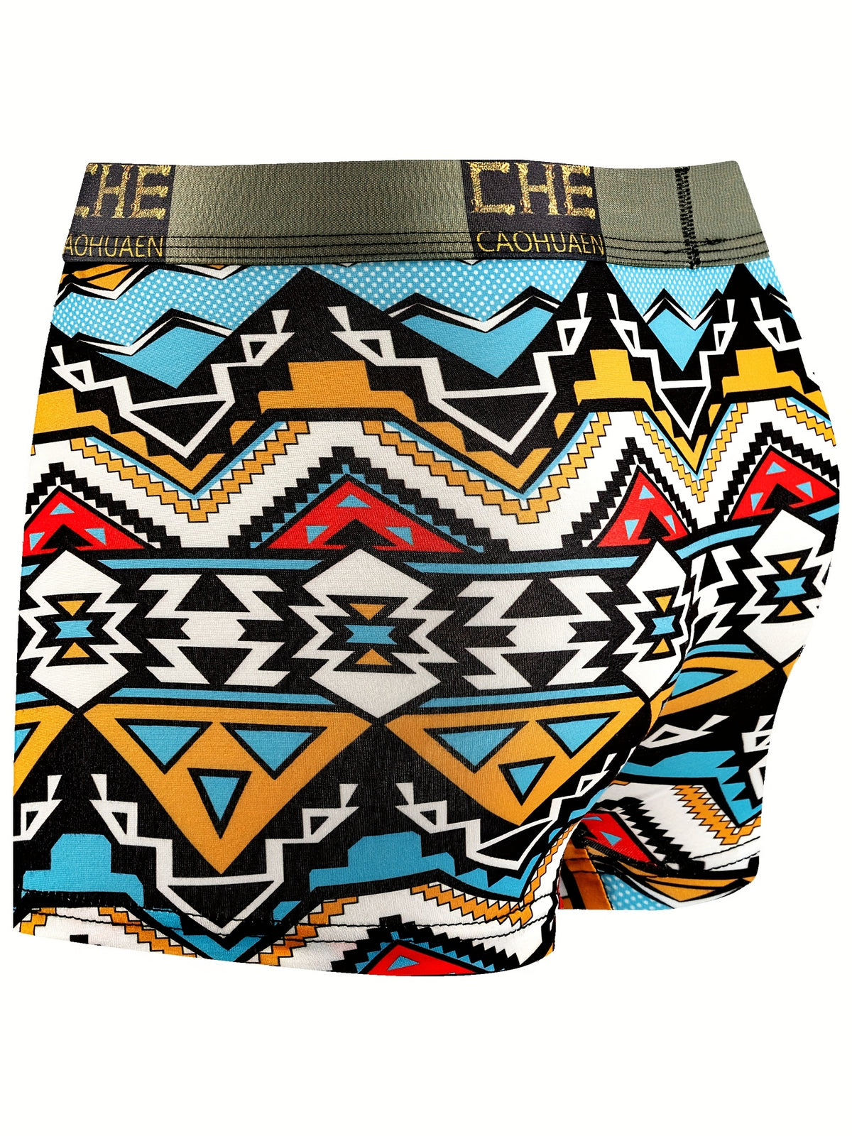 Boxer séchage rapide respirant microfibre homme — lot de 5, géométrique, assortiment S (modèle 2)