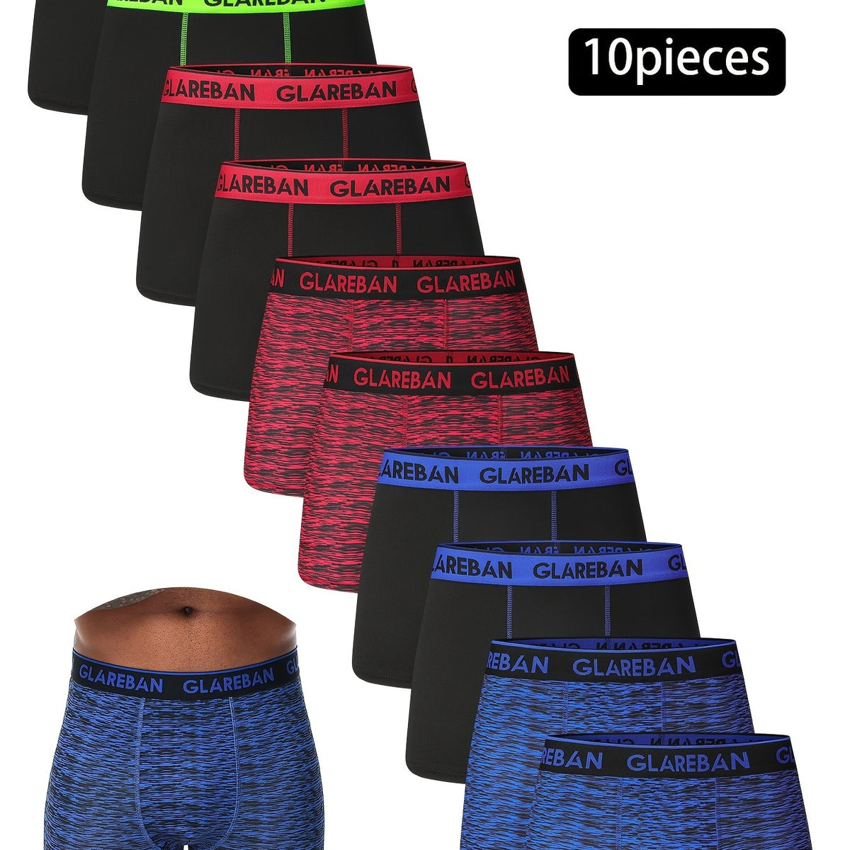 Paquet De 10 - Couleurs Mélangées