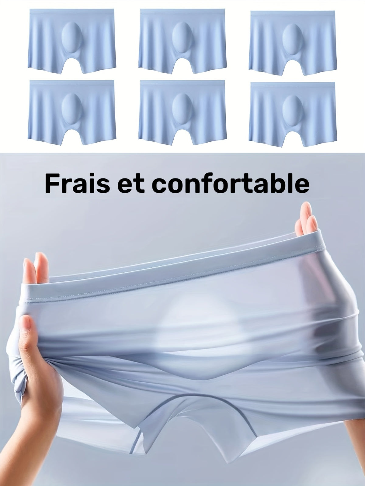 Boxer respirant microfibre homme