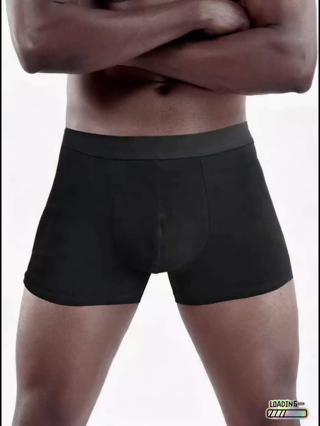 Boxer respirant coton homme — lot de 7, noir