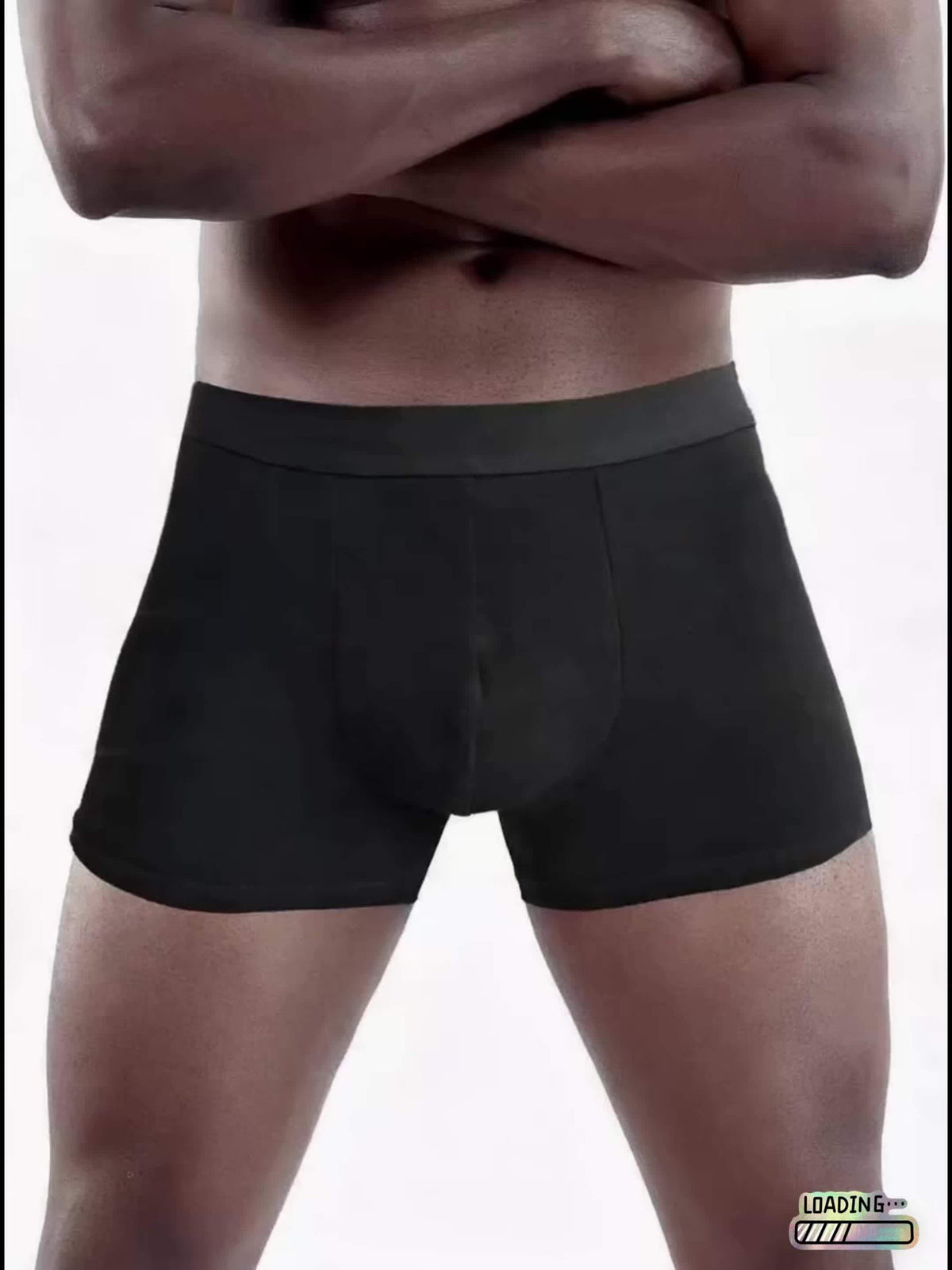 Boxer respirant coton homme — lot de 7, noir