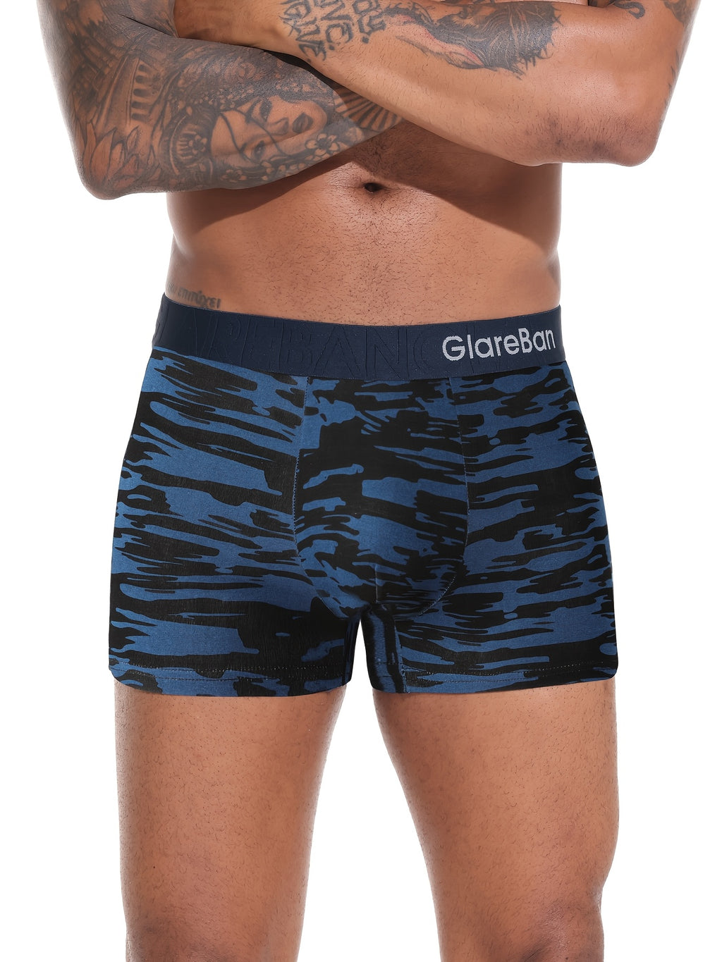 Boxer coton homme — lot de 3, imprimé, assortiment S, du S au XXL