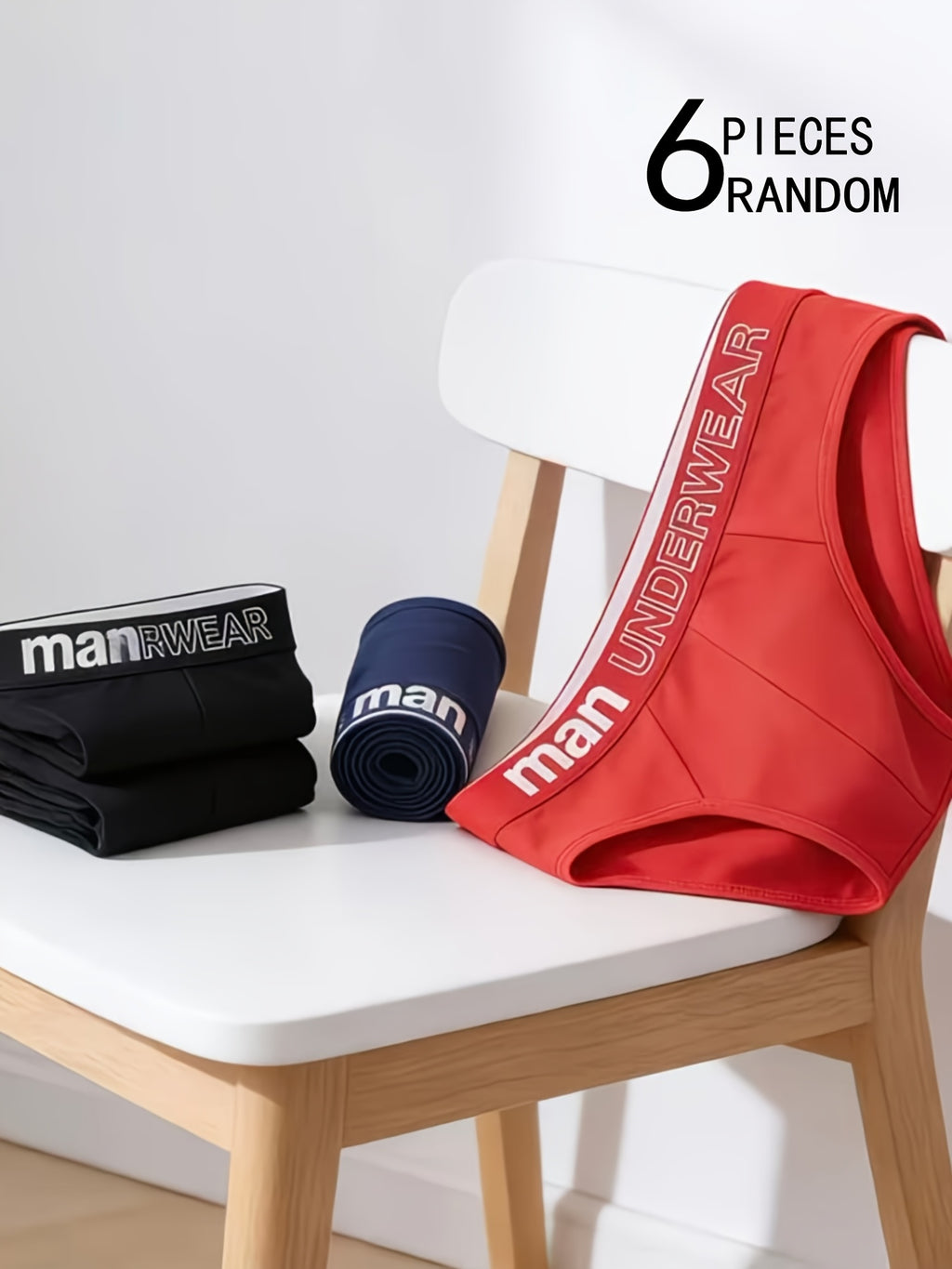 Boxer microfibre homme — lot de 6, imprimé, du S au XL